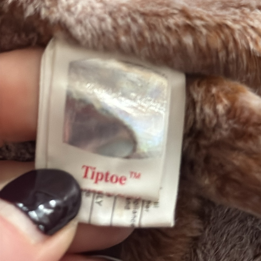 Vintage Ty Beanie Baby TIPTOE the RAT 1999 Collectible - Picture 3 of 7